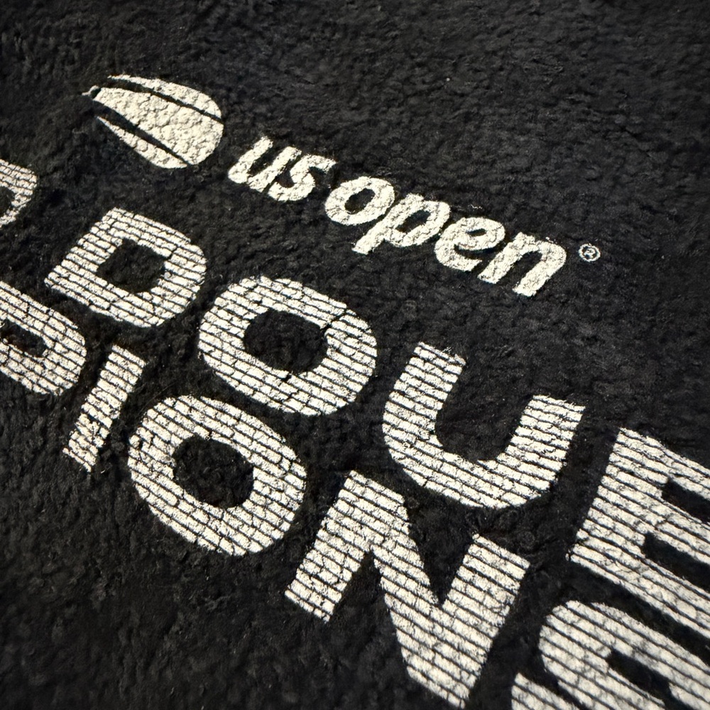 US Open Mixed Doubles Championship Black Towel - Picture 3 of 4